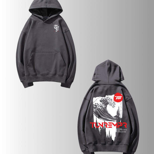 Premium Hokusai Wave Hoodie
