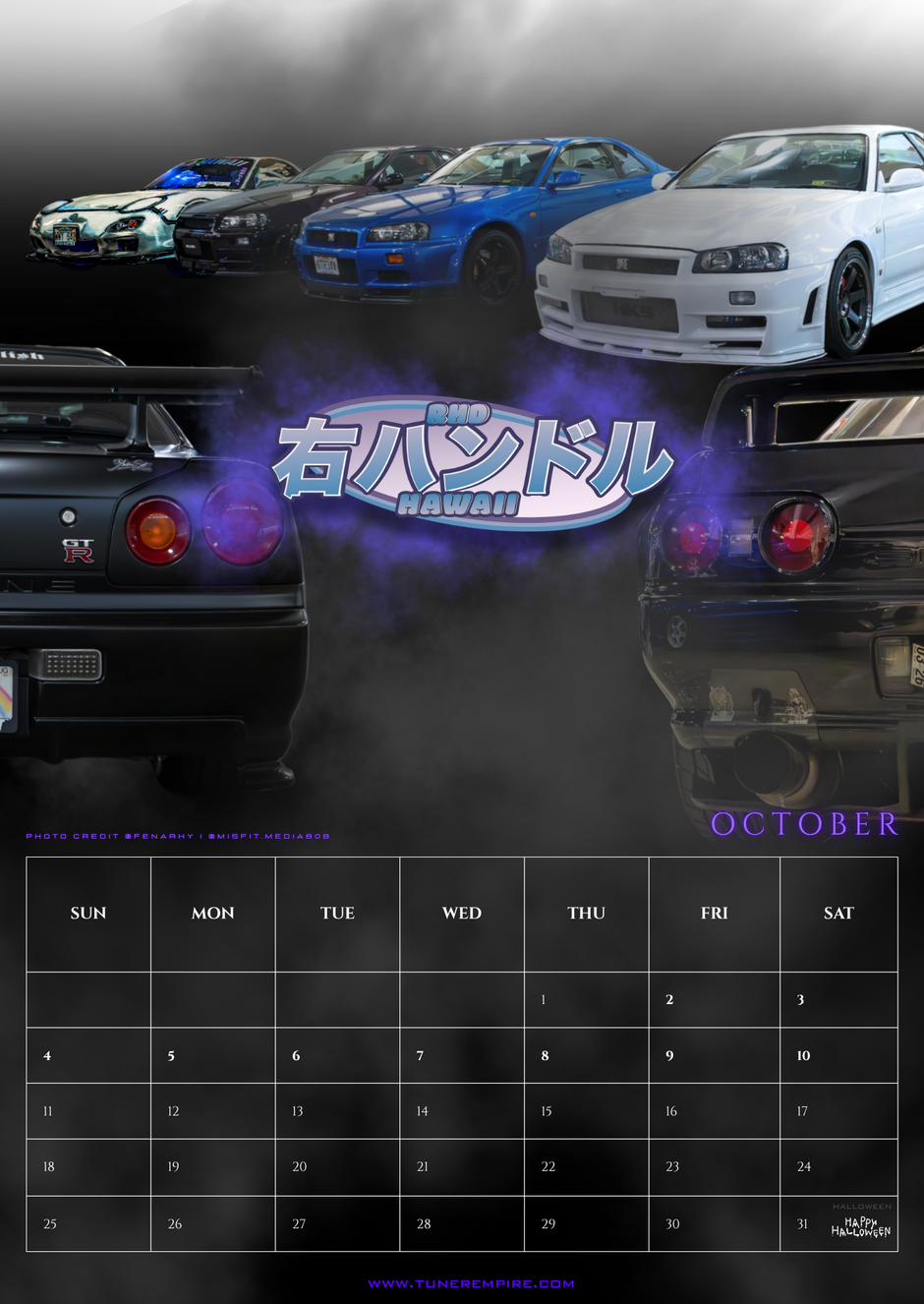 2026 Calendar- Hawaii