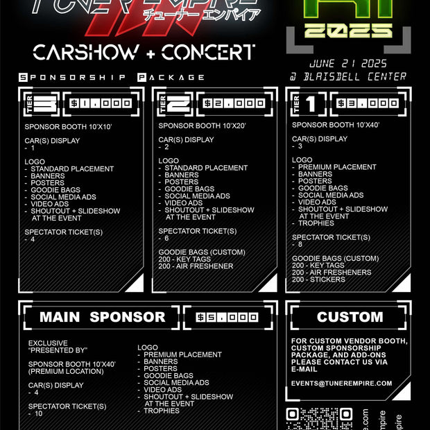 TE Hawaii Tier 2 Sponsorship