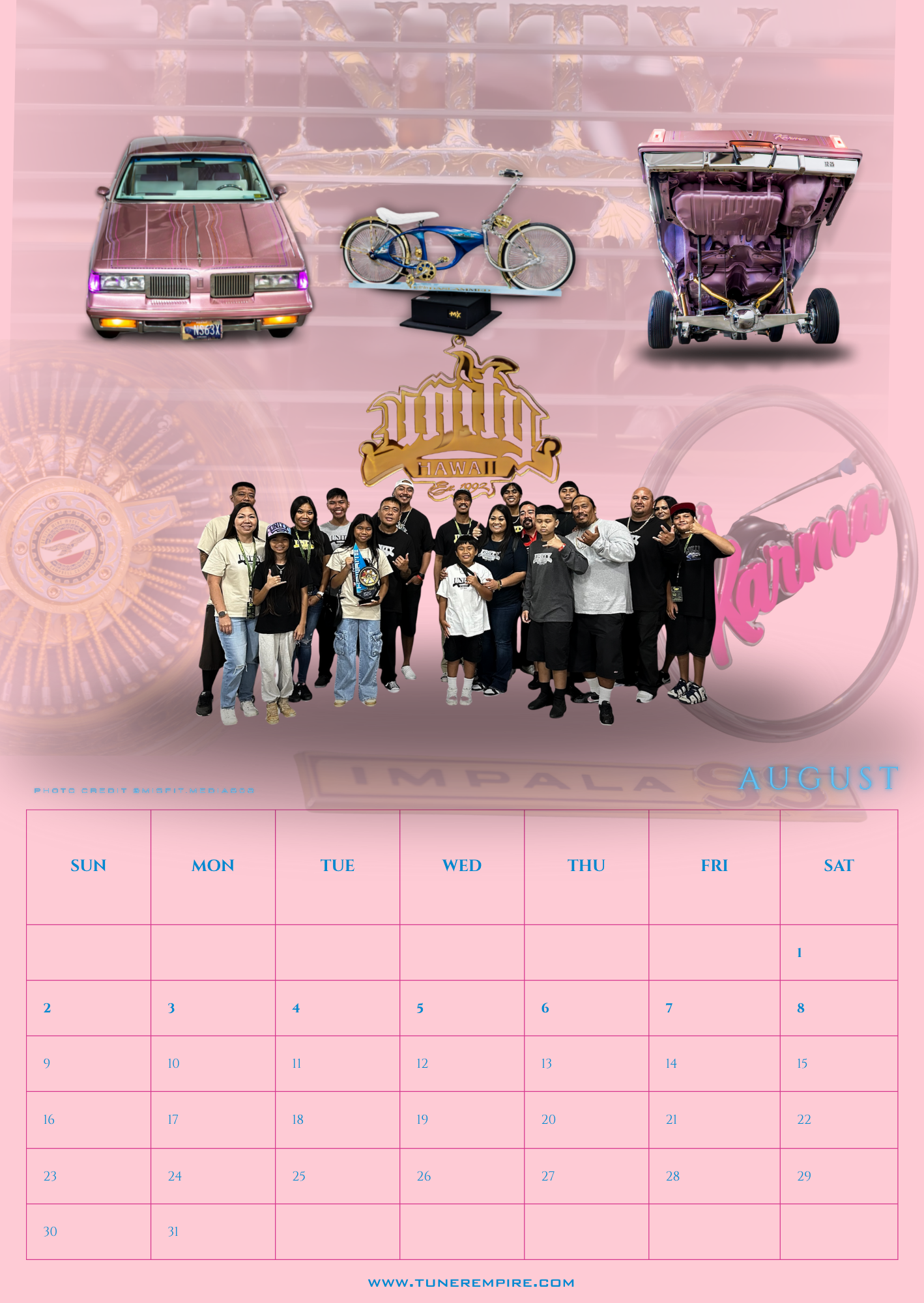 2026 Calendar- Hawaii