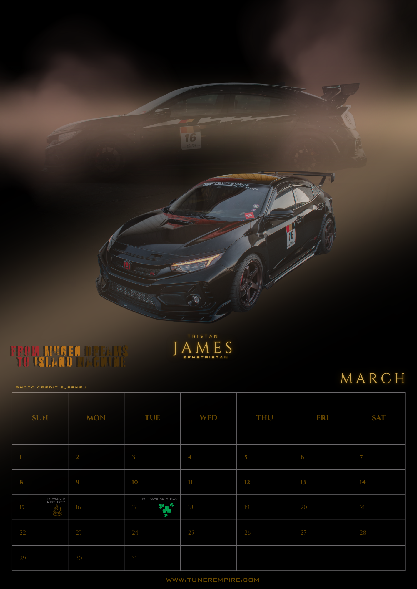 2026 Calendar- Hawaii