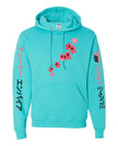 Sakura Blue Premium Hoodie