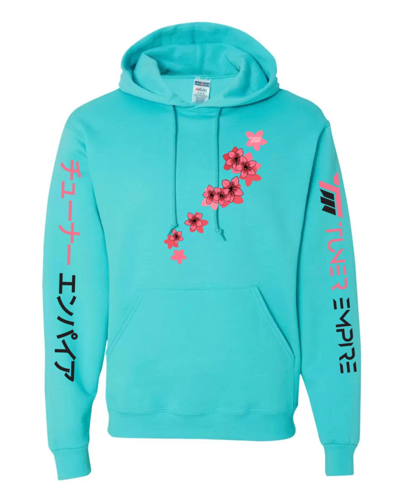 Sakura Blue Premium Hoodie